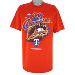 MLB (Pro Player) - Rangers Texas Division Champions T-Shirt 1998 X-Large