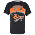 MLB (Nutmeg) - Baltimore Orioles T-Shirt 1995 Large Vintage Retro Baseball