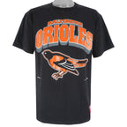 MLB (Nutmeg) - Baltimore Orioles T-Shirt 1995 Large Vintage Retro Baseball