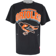 MLB (Nutmeg) - Baltimore Orioles T-Shirt 1995 Large Vintage Retro Baseball