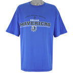 NBA (Lee) - Dallas Mavericks Spell-Out T-Shirt 1990s Large Vintage Retro Basketball