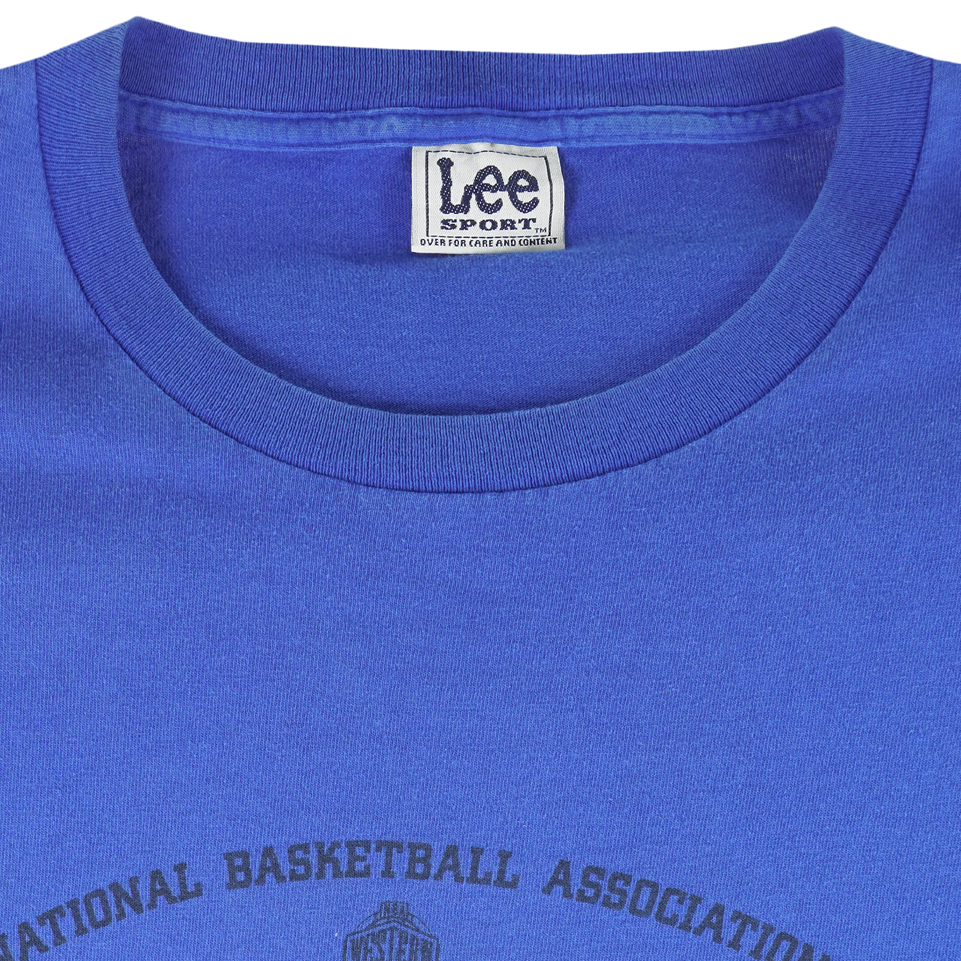 NBA (Lee) - Dallas Mavericks Spell-Out T-Shirt 1990s Large Vintage Retro Basketball