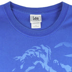 MLB (Lee) - Blue Chicago Cubs Big Logo T-Shirt 1990s X-Large Vintage Retro Baseball