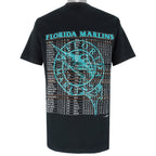 MLB (Home Team) - Florida Marlins Team Players Single Stitch T-Shirt 1993 Large Vintage Retro Baseball