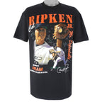 MLB (Power Pro) - Baltimore Orioles Cal Ripken Single Stitch T-Shirt 1997 X-Large Vintage Retro Baseball