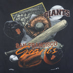 MLB (Nutmeg) - San Francisco Giants Single Stitch T-Shirt 1990s X-Large Vintage Retro Baseball