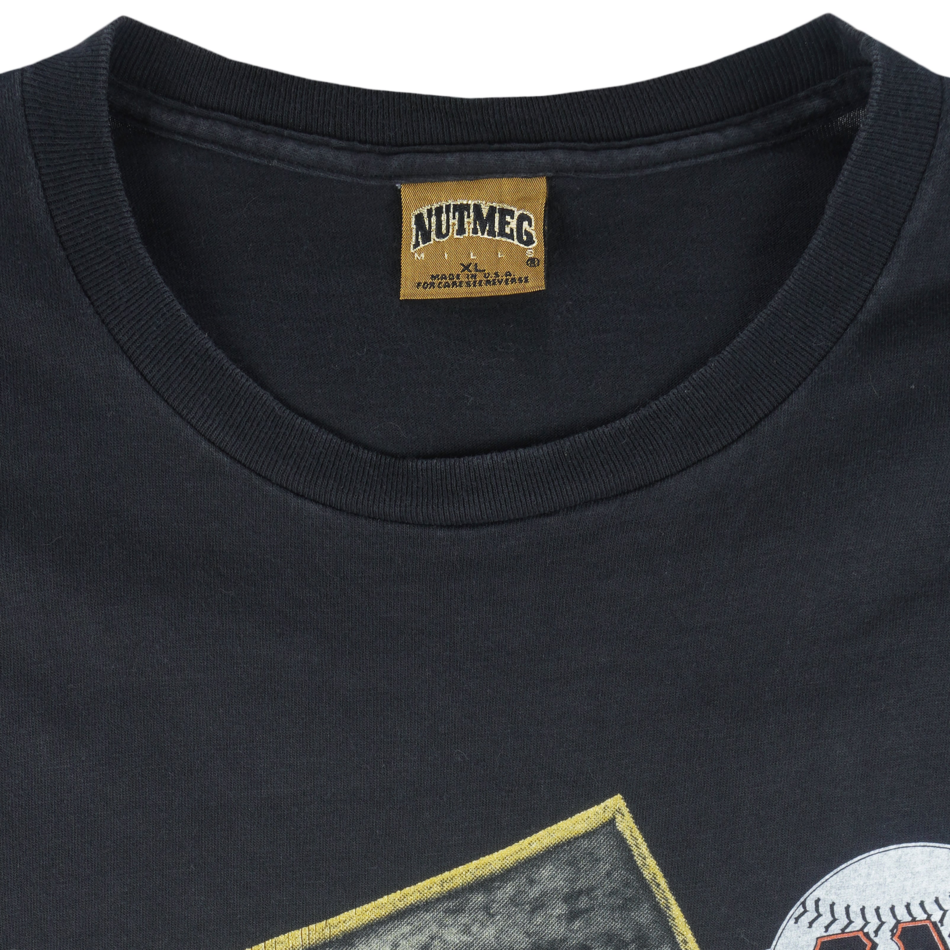 MLB (Nutmeg) - San Francisco Giants Single Stitch T-Shirt 1990s X-Large Vintage Retro Baseball