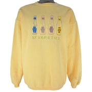 Vintage - 57 Varieties of Heinz Sauce Embroidered Crew Neck Sweatshirt 1990s XX-Large Vintage Retro