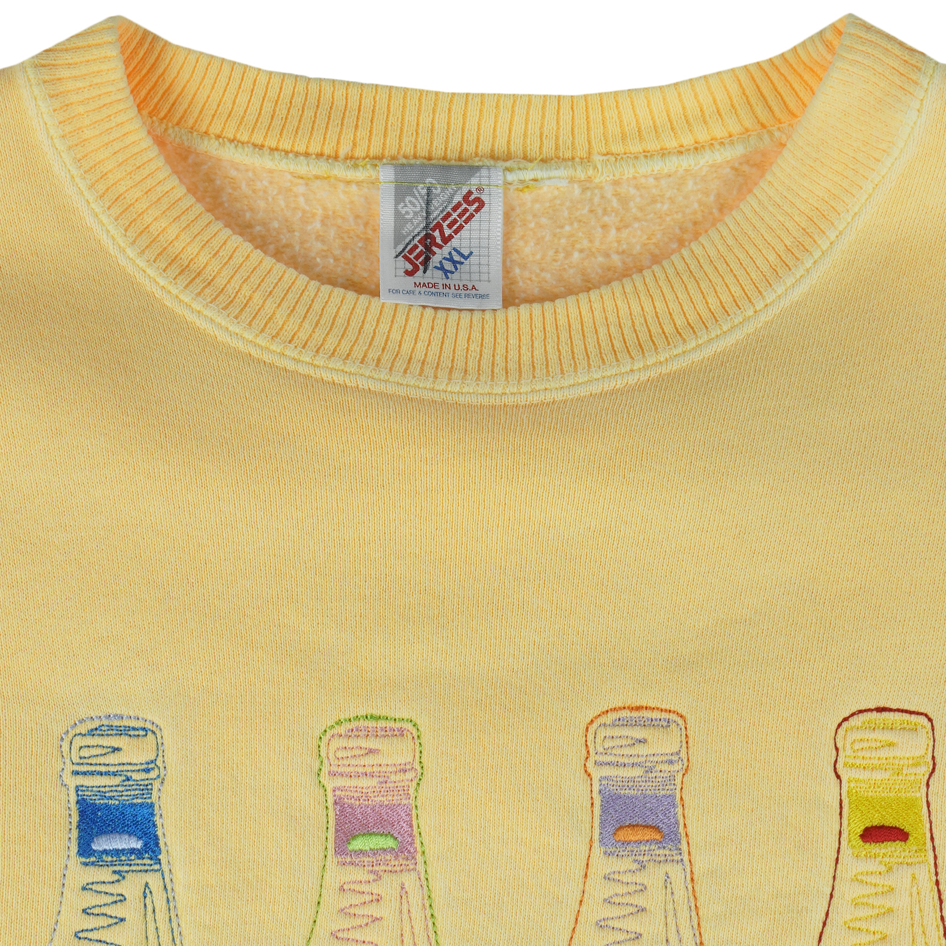 Vintage - 57 Varieties of Heinz Sauce Embroidered Crew Neck Sweatshirt 1990s XX-Large Vintage Retro