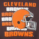 NFL (Garan Inc) - Cleveland Browns Crew Neck Sweatshirt 1990s X-Large Vintage Retro Football