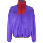 Columbia - Purple Zip-Up Fleece Jacket 1990s Medium Vintage Retro