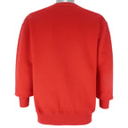 Disney - Red 101 Dalmatians Crew Neck Sweatshirt 1990s Medium Vintage Retro