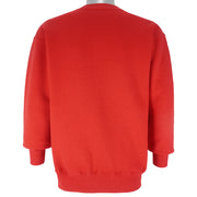 Disney - Red 101 Dalmatians Crew Neck Sweatshirt 1990s Medium Vintage Retro