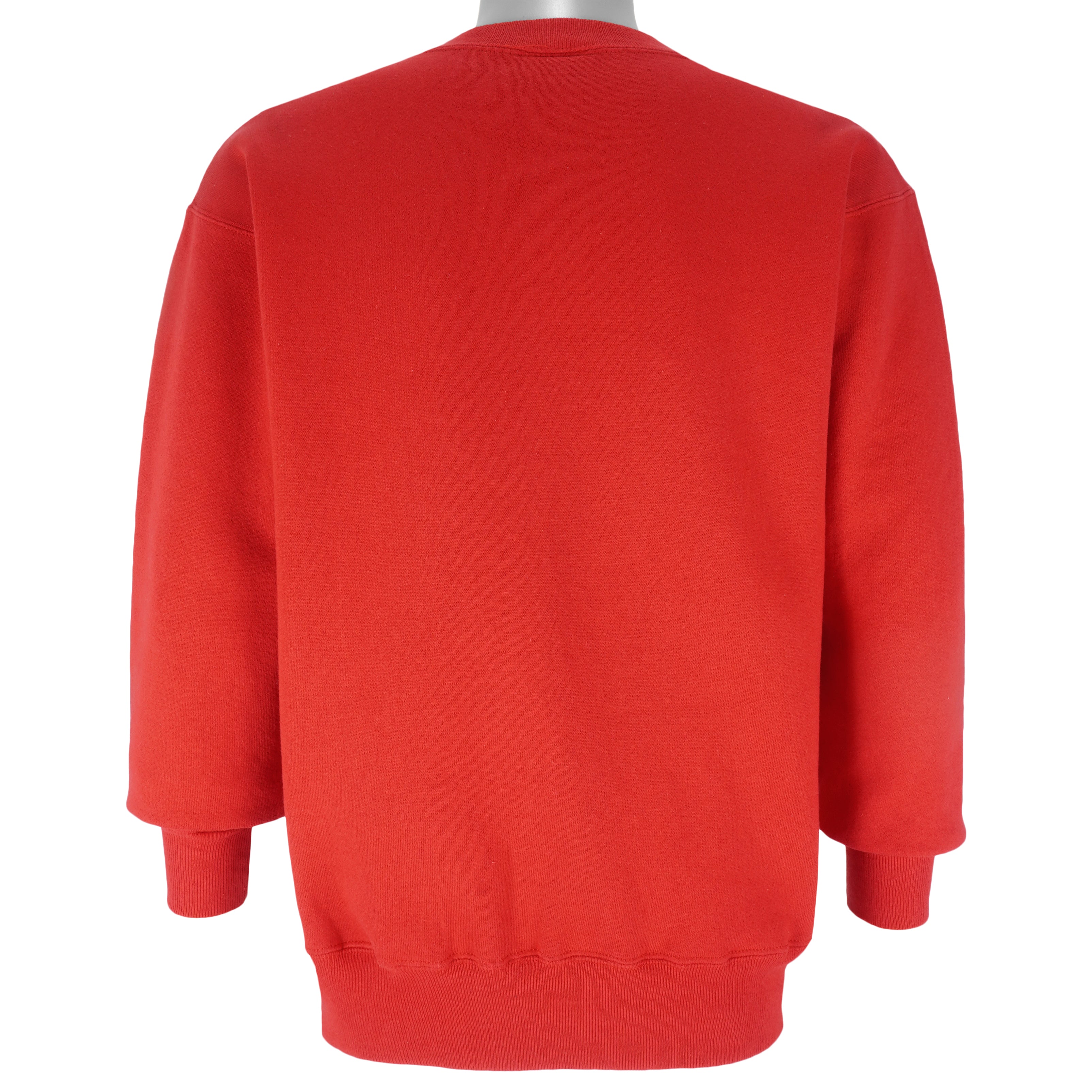 Disney - Red 101 Dalmatians Crew Neck Sweatshirt 1990s Medium Vintage Retro