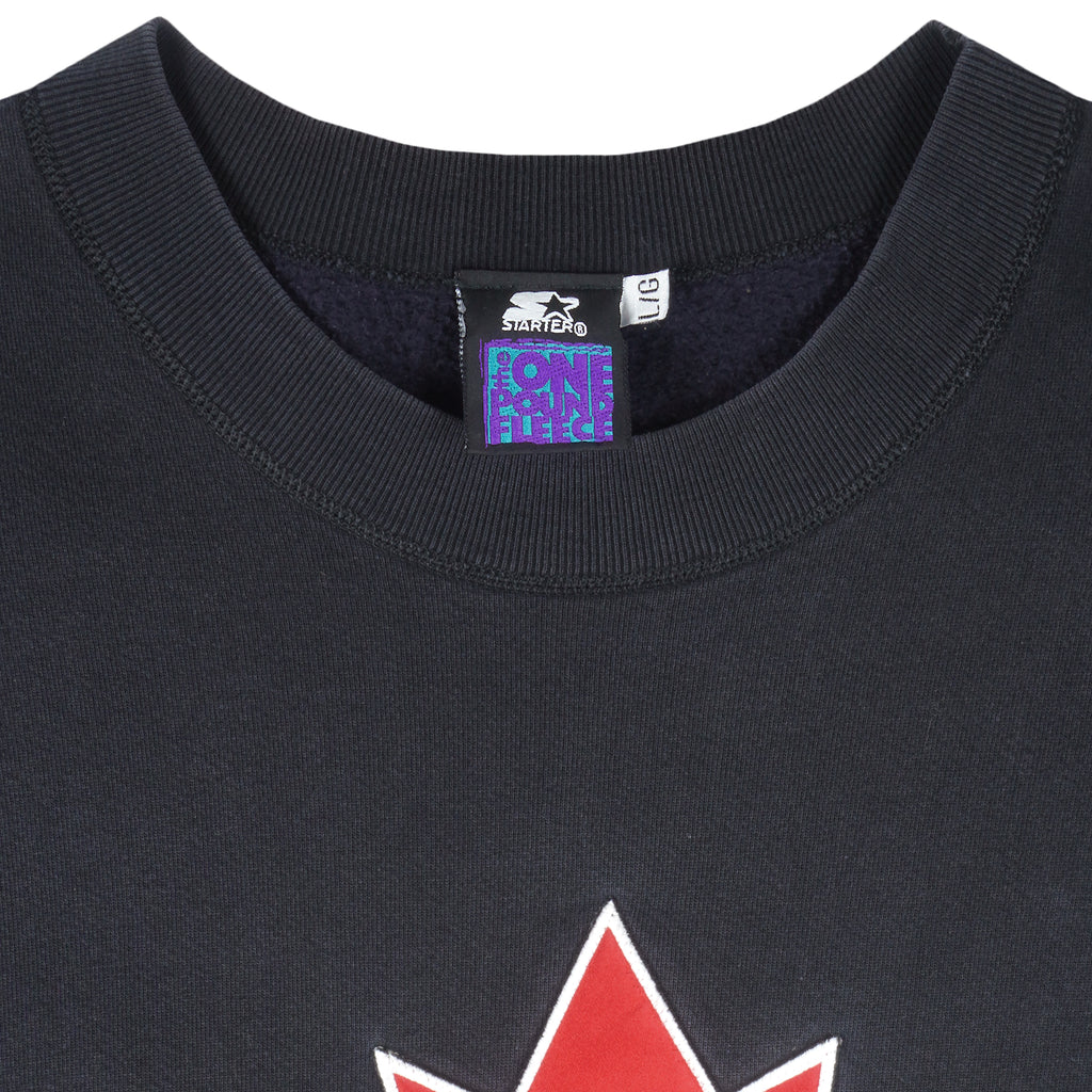 Starter - Team Canada Hockey Crew Neck Sweatshirt 1990s Large Vintage Retro Hockey