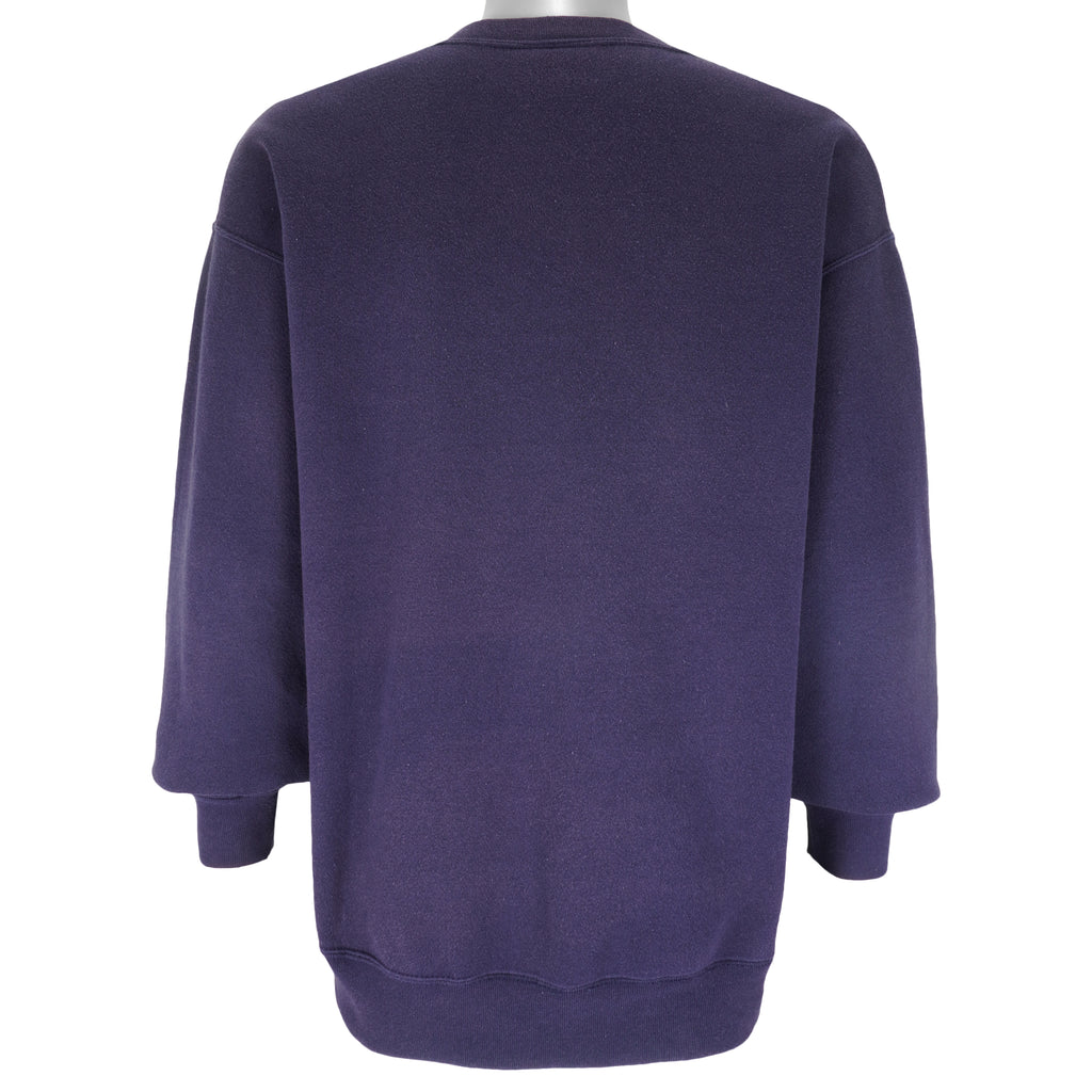 MLB (Lee) - New York Yankees Embroidered Crew Neck Sweatshirt 1990s Large Vintage Retro Baseball