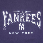 MLB (Lee) - New York Yankees Embroidered Crew Neck Sweatshirt 1990s Large Vintage Retro Baseball