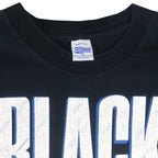 NHL (Salem) - Pittsburgh Penguins Black Ice Single Stitch T-Shirt 1990 X-Large Vintage Retro Hockey