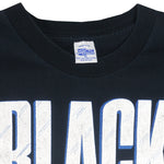 NHL (Salem) - Pittsburgh Penguins Black Ice Single Stitch T-Shirt 1990 X-Large Vintage Retro Hockey