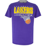 Starter - Los Angeles Lakers Single Stitch T-Shirt 1988 X-Large Vintage Retro Basketball