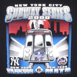 MLB (Majestic) - Yankees VS Mets Subway Series T-Shirt 2000 X-Large Vintage Retro Baseball