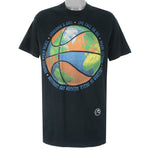 Vintage (Liquid Blue) - Live Free or Die Basketball Grateful Dead Lithuania T-Shirt 1996 Large