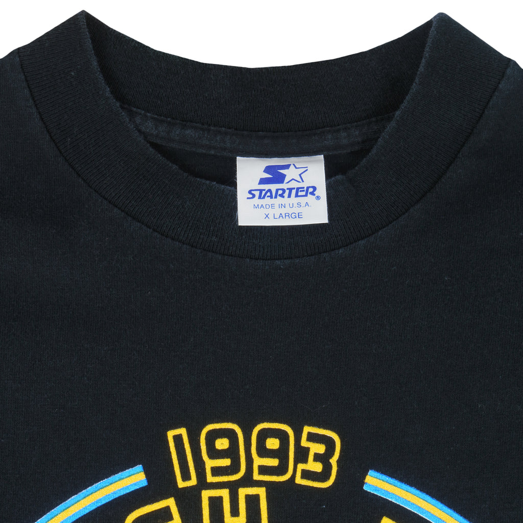 Starter - Pittsburgh Penguins Champs Single Stitch T-Shirt 1993 X-Large Vintage Retro Hockey