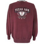 NCAA (Midwest) - Texas A&M Aggies Embroidered Crew Neck Sweatshirt 1990s Large Vintage Retro Football College