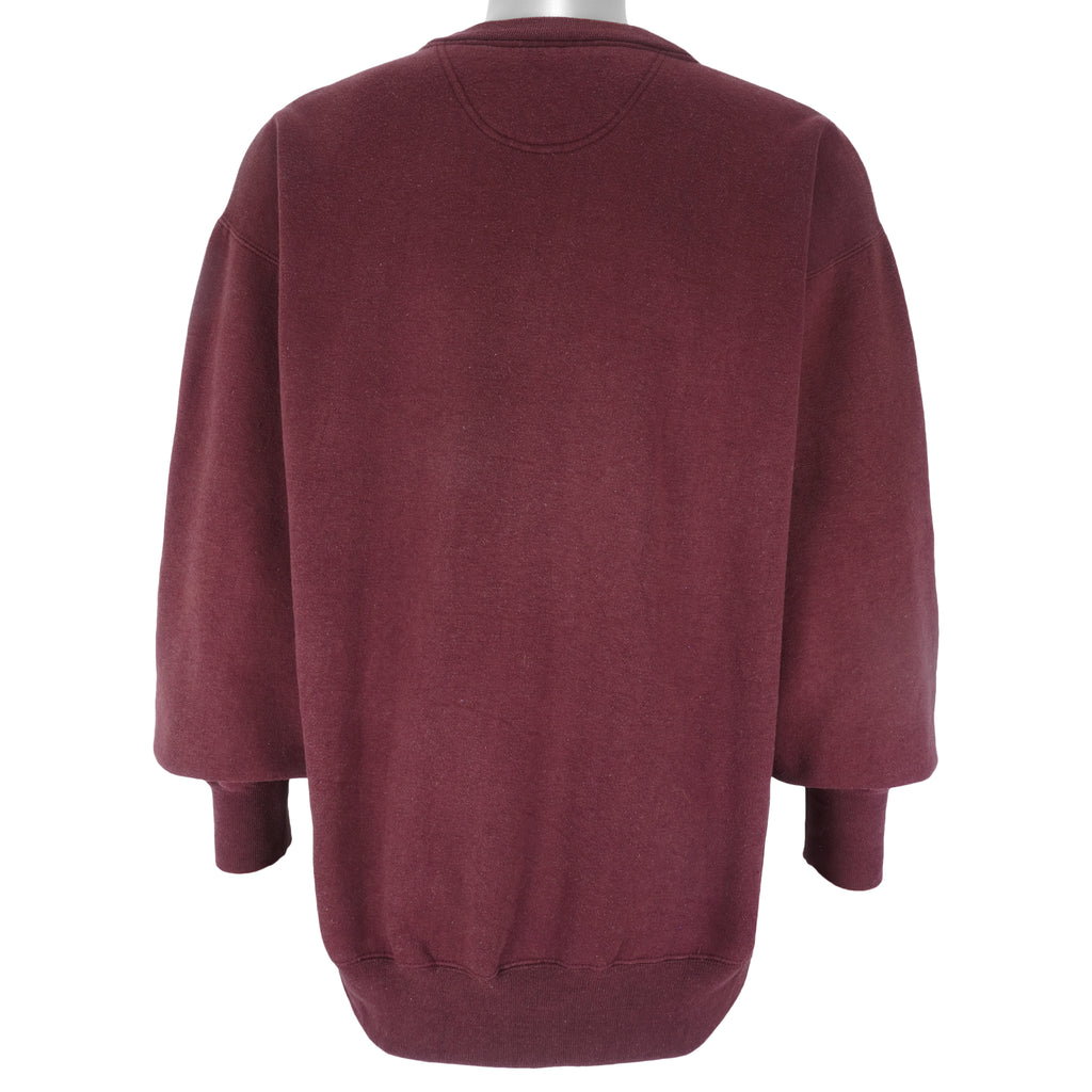 NCAA (Midwest) - Texas A&M Aggies Embroidered Crew Neck Sweatshirt 1990s Large Vintage Retro Football College