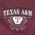 NCAA (Midwest) - Texas A&M Aggies Embroidered Crew Neck Sweatshirt 1990s Large Vintage Retro Football College