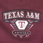 NCAA (Midwest) - Texas A&M Aggies Embroidered Crew Neck Sweatshirt 1990s Large Vintage Retro Football College