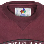 NCAA (Midwest) - Texas A&M Aggies Embroidered Crew Neck Sweatshirt 1990s Large Vintage Retro Football College