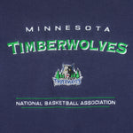 NBA (Lee) - Minnesota Timberwolves Crew Neck Sweatshirt 1990s X-Large Vintage Retro Basketball