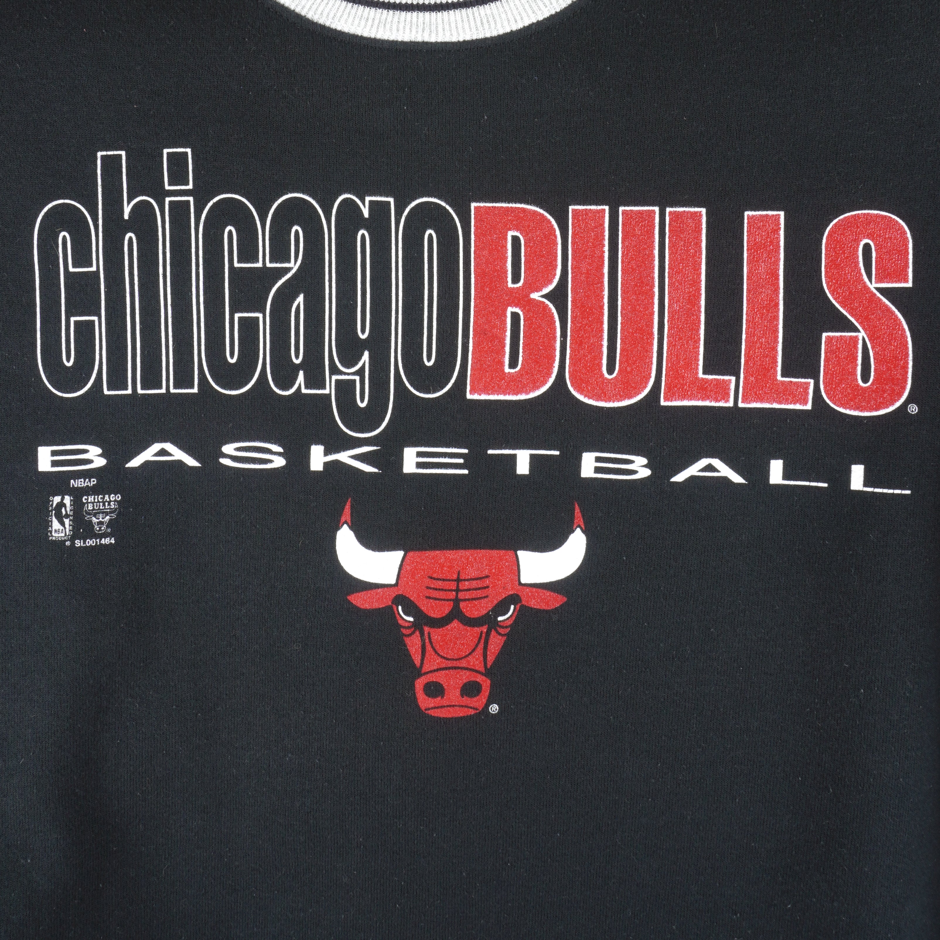 NBA (Pro Player) - Chicago Bulls Basketball Crew Neck Sweatshirt 1990s Large Vintage Retro Basketball