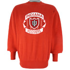NCAA (Midwest) - Indiana Hoosiers Embroidered Crew Neck Sweatshirt 1990s Medium Vintage Retro Football College