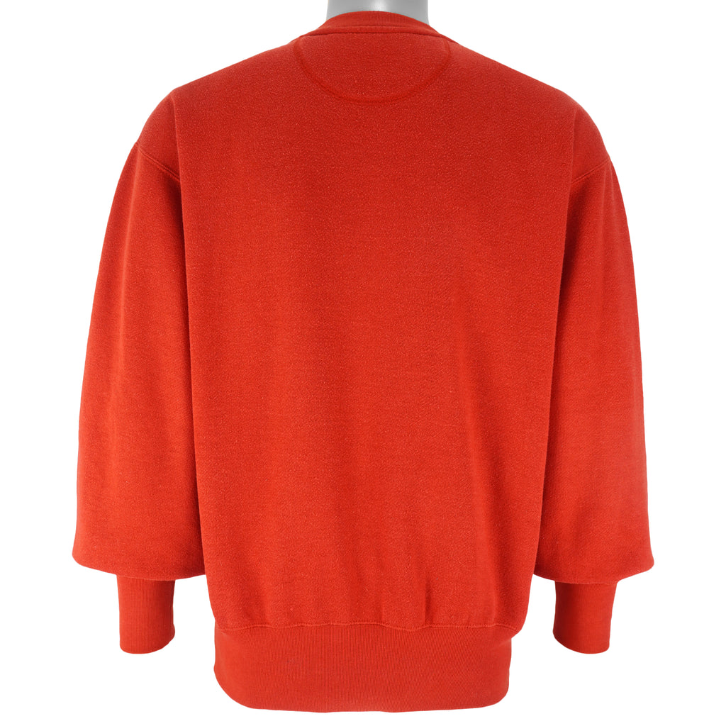 NCAA (Midwest) - Indiana Hoosiers Embroidered Crew Neck Sweatshirt 1990s Medium Vintage Retro Football College