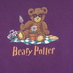 Vintage (Endless Designs) - Beary Potter Crew Neck Sweatshirt 1990s Medium Vintage Retro