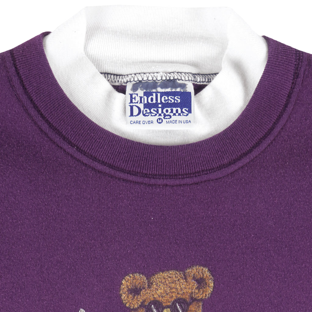 Vintage (Endless Designs) - Beary Potter Crew Neck Sweatshirt 1990s Medium Vintage Retro