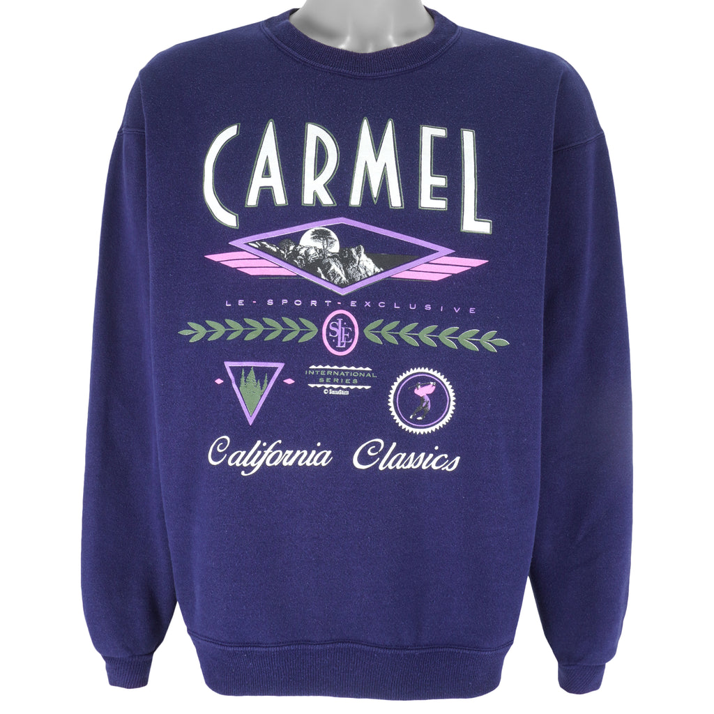 Vintage (Hanes) - Carmel California Classics Crew Neck Sweatshirt 1990s X-Large Viintage Retro