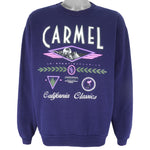 Vintage (Hanes) - Carmel California Classics Crew Neck Sweatshirt 1990s X-Large
