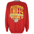NFL (Logo 7) - Kansas City Chiefs Crew Neck Sweatshirt 1994 X-Large Vintage Retro Football 