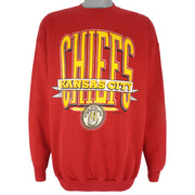 NFL (Logo 7) - Kansas City Chiefs Crew Neck Sweatshirt 1994 X-Large Vintage Retro Football 