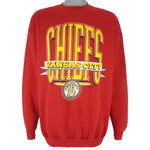 NFL (Logo 7) - Kansas City Chiefs Crew Neck Sweatshirt 1994 X-Large Vintage Retro Football 