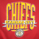 NFL (Logo 7) - Kansas City Chiefs Crew Neck Sweatshirt 1994 X-Large Vintage Retro Football 