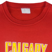 NHL - Calgary Flames Champions Crew Neck Sweatshirt 1989 X-Large Vintage Retro Hockey