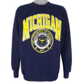 NCAA (Lee) - Michigan Wolverines Crew Neck Sweatshirt 1990s X-Large Vintage Retro College