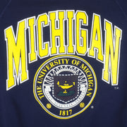 NCAA (Lee) - Michigan Wolverines Crew Neck Sweatshirt 1990s X-Large Vintage Retro College