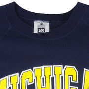 NCAA (Lee) - Michigan Wolverines Crew Neck Sweatshirt 1990s X-Large Vintage Retro College