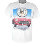 Vintage - Chevrolet Corvette Who Says You Can't Buy Happiness T-Shirt 1990s Large