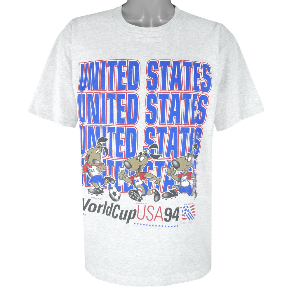 Vintage - USA World Cup Soccer Single Stitch T-Shirt 1994 X-Large Vintage Retro Football